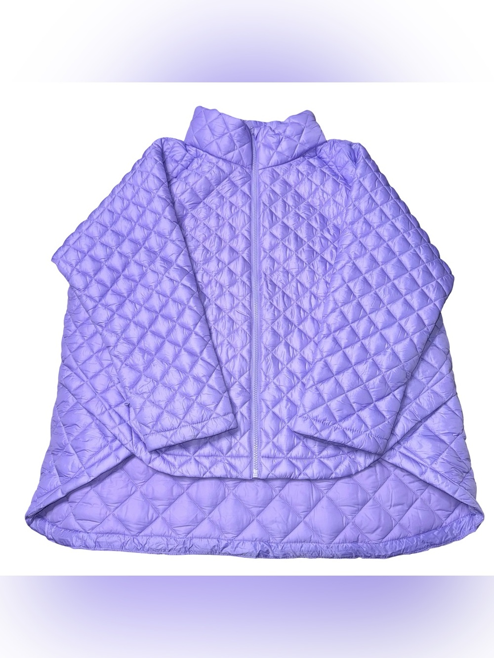 Athleta Whisper Featherless Puffer Jacket Lavender women’s plus 2X